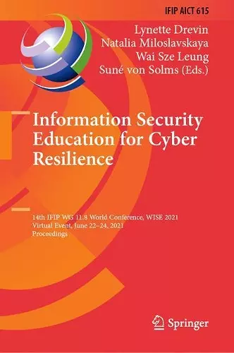 Information Security Education for Cyber Resilience cover