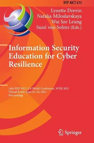 Information Security Education for Cyber Resilience cover