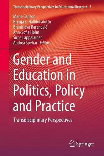 Gender and Education in Politics, Policy and Practice cover