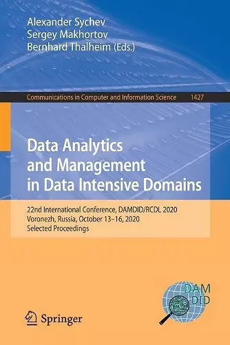 Data Analytics and Management in Data Intensive Domains cover