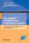 Data Analytics and Management in Data Intensive Domains cover