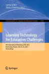 Learning Technology for Education Challenges cover