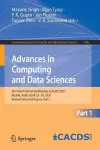 Advances in Computing and Data Sciences cover