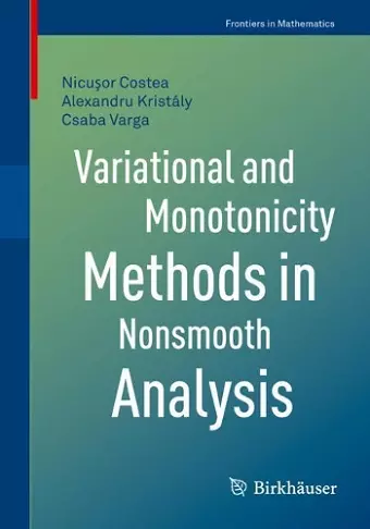 Variational and Monotonicity Methods in Nonsmooth Analysis cover
