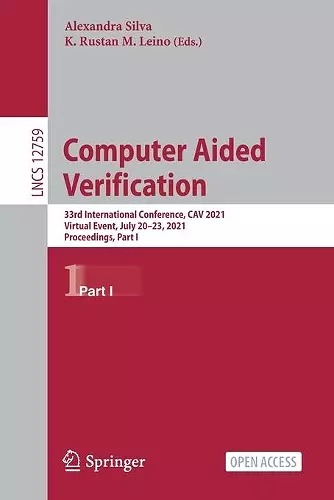 Computer Aided Verification cover