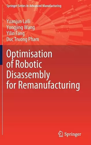 Optimisation of Robotic Disassembly for Remanufacturing cover