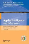 Applied Intelligence and Informatics cover