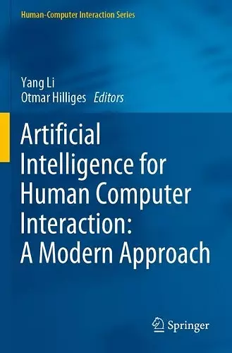 Artificial Intelligence for Human Computer Interaction: A Modern Approach cover