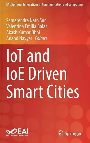 IoT and IoE Driven Smart Cities cover