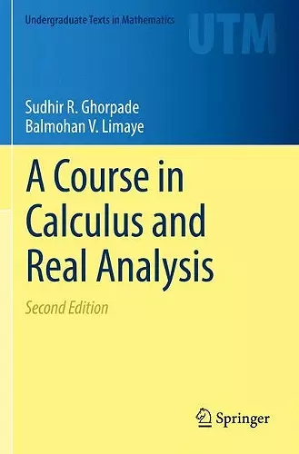 A Course in Calculus and Real Analysis cover