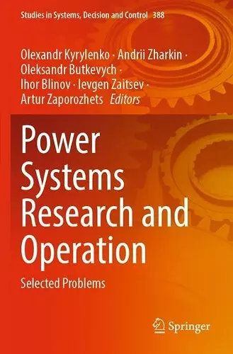 Power Systems Research and Operation cover