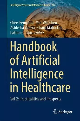 Handbook of Artificial  Intelligence in Healthcare cover