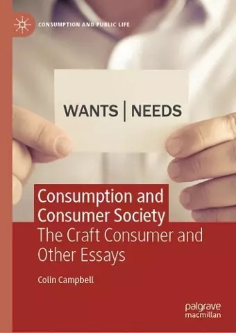 Consumption and Consumer Society cover