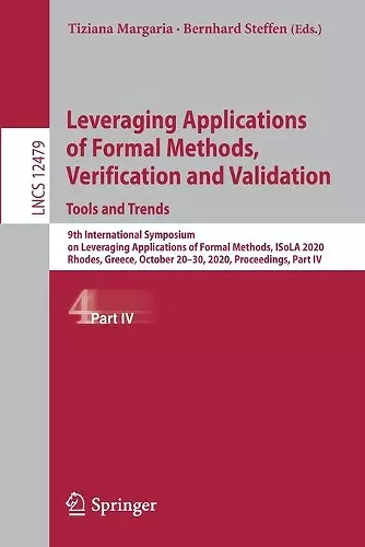 Leveraging Applications of Formal Methods, Verification and Validation: Tools and Trends cover