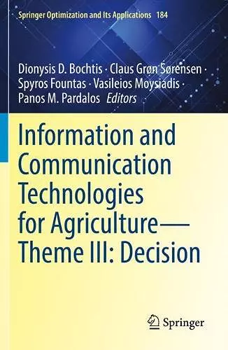 Information and Communication Technologies for Agriculture—Theme III: Decision cover
