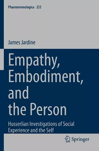 Empathy, Embodiment, and the Person cover