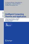 Intelligent Computing Theories and Application cover