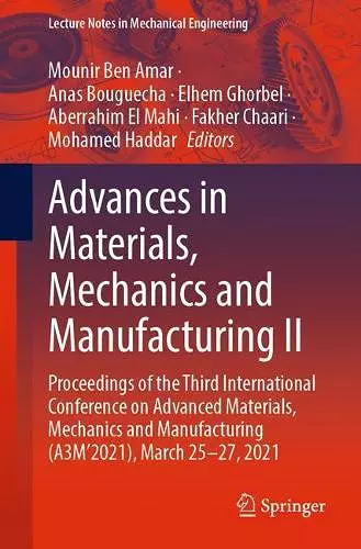 Advances in Materials, Mechanics and Manufacturing II cover