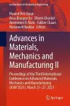 Advances in Materials, Mechanics and Manufacturing II cover