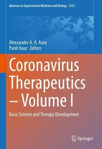 Coronavirus Therapeutics – Volume I cover