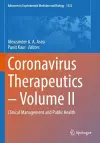 Coronavirus Therapeutics – Volume II cover