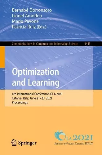 Optimization and Learning cover