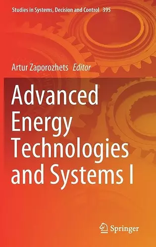 Advanced Energy Technologies and Systems I cover