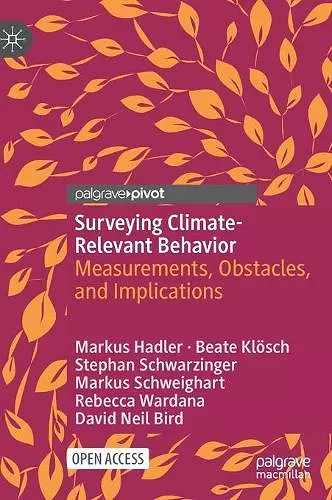 Surveying Climate-Relevant Behavior cover