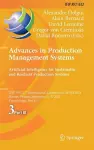 Advances in Production Management Systems. Artificial Intelligence for Sustainable and Resilient Production Systems cover