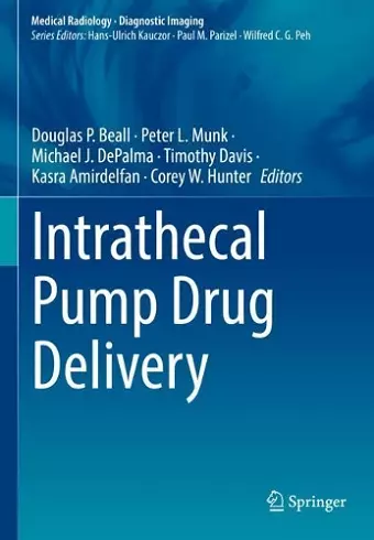 Intrathecal Pump Drug Delivery cover