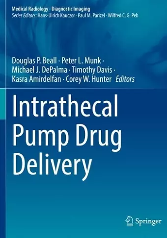 Intrathecal Pump Drug Delivery cover