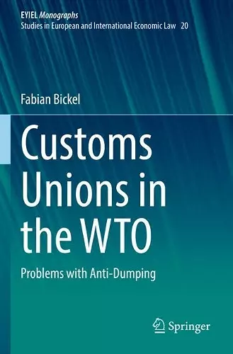 Customs Unions in the WTO cover