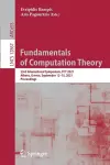 Fundamentals of Computation Theory cover