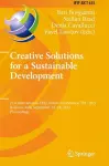 Creative Solutions for a Sustainable Development cover