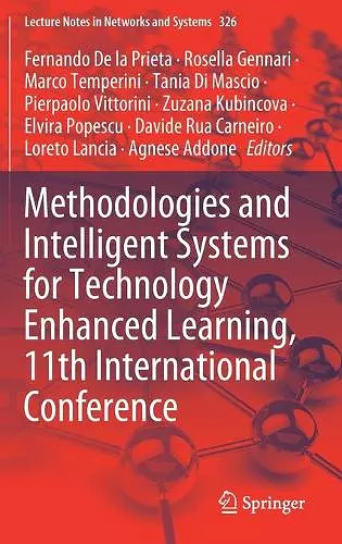 Methodologies and Intelligent Systems for Technology Enhanced Learning, 11th International Conference cover