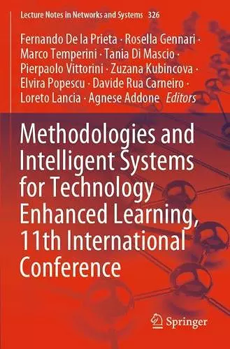 Methodologies and Intelligent Systems for Technology Enhanced Learning, 11th International Conference cover