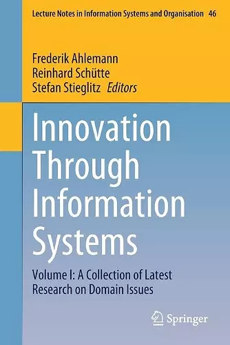 Innovation Through Information Systems cover