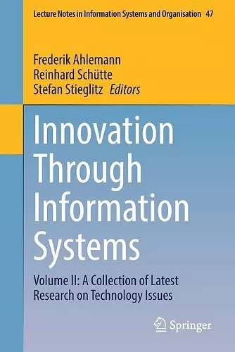 Innovation Through Information Systems cover
