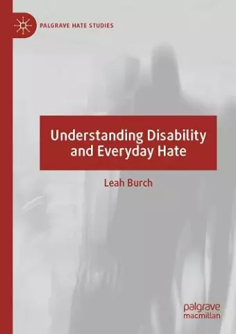 Understanding Disability and Everyday Hate cover