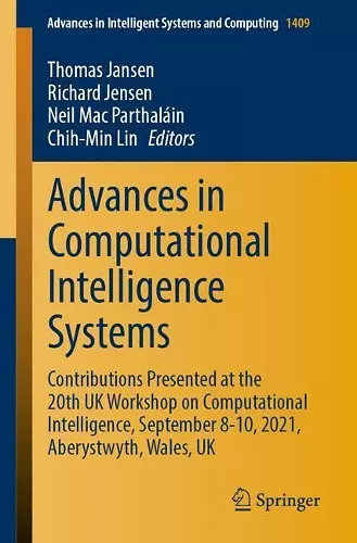 Advances in Computational Intelligence Systems cover