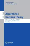 Algorithmic Decision Theory cover