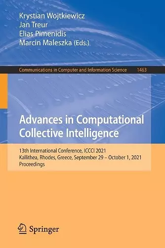 Advances in Computational Collective Intelligence cover