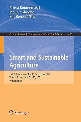 Smart and Sustainable Agriculture cover