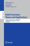 Belief Functions: Theory and Applications cover