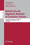 Relational and Algebraic Methods in Computer Science cover