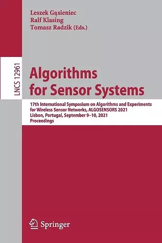 Algorithms for Sensor Systems cover