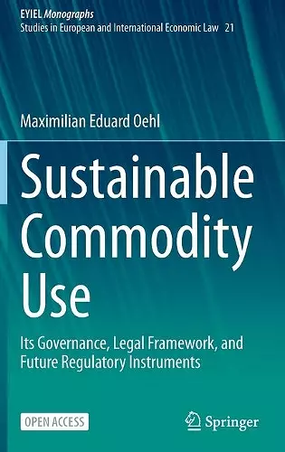 Sustainable Commodity Use cover