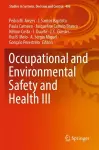 Occupational and Environmental Safety and Health III cover