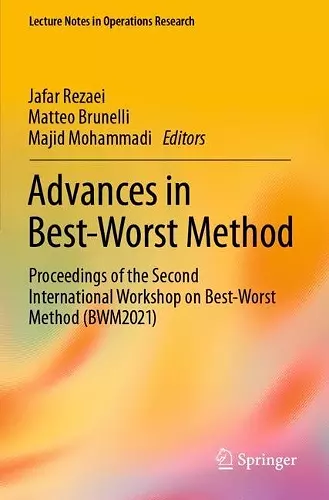 Advances in Best-Worst Method cover