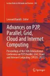 Advances on P2P, Parallel, Grid, Cloud and Internet Computing cover